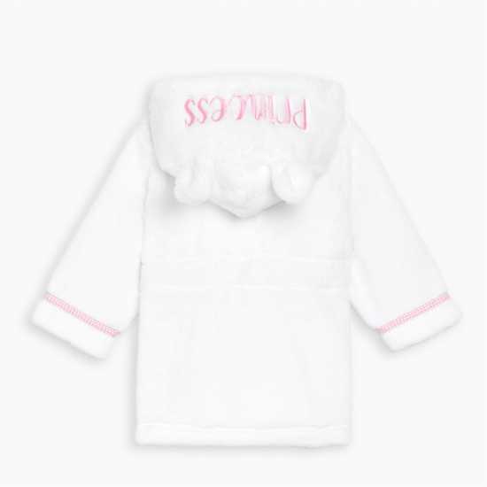 Baby Girl Princess Robe White/pink  Бебешки дрехи