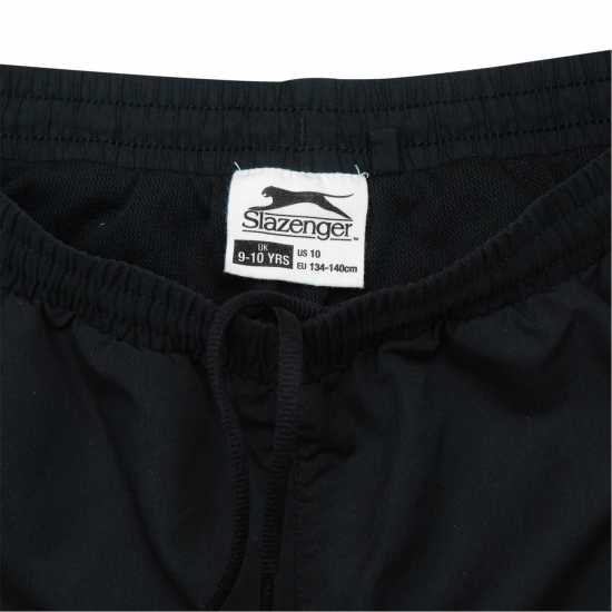 Slazenger Текстилно Долнище Детско Closed Hem Woven Pants Juniors Black Детски долнища на анцуг