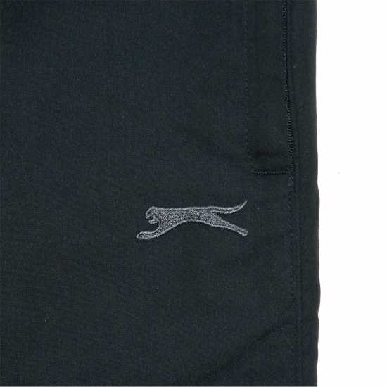 Детски долнища за бягане Slazenger Junior Boys Active Woven Track Pants Черно Slazenger Junior Boys Active Woven Track Pants Черно Детски долнища за бягане