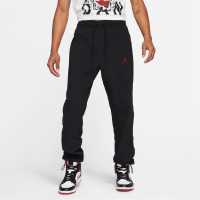Текстилно Долнище Мъжко Air Jordan Fe Woven Pants Mens Black/Red Мъжко облекло за едри хора