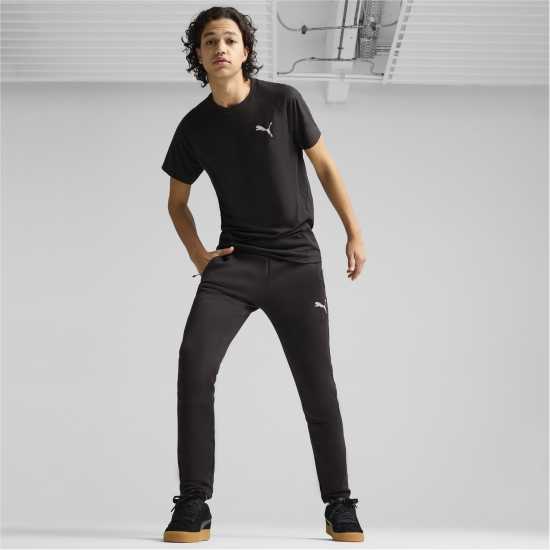 Puma Evostripe Closed Hem Fleece Joggers Черно 