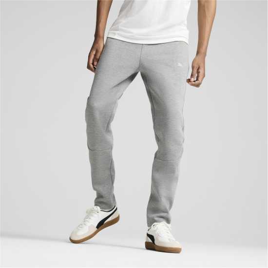 Puma Pants Dk Сива Хизър Мъжки меки спортни долнища