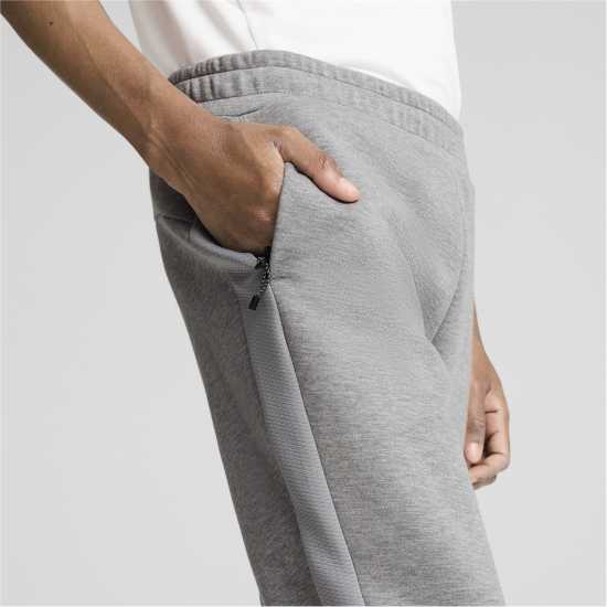 Puma Pants Dk Сива Хизър Мъжки меки спортни долнища