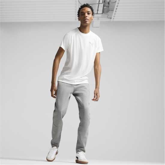 Puma Pants Dk Сива Хизър Мъжки меки спортни долнища