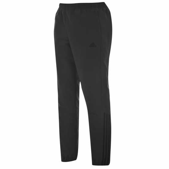 Adidas Mens Samson 4.0 Tracksuit Bottoms DarkGrey/Black Мъжко облекло за едри хора