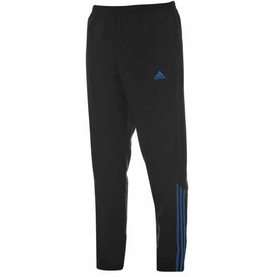 Adidas Mens Samson 4.0 Tracksuit Bottoms Black/Royal Мъжко облекло за едри хора