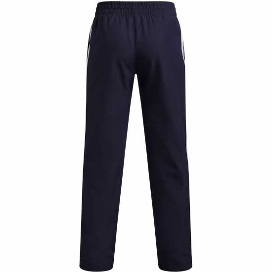 Under Armour Детско Долнище За Бягане Rival Fleece Jogging Bottoms Juniors Navy/White 