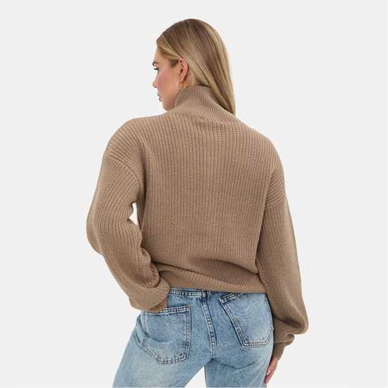 Плетена Жилетка Zip Through Cardigan Плетена Жилетка Zip Through Cardigan