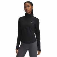 Under Armour Motion Half Zip Ld54 Черно Дамски дрехи за бягане