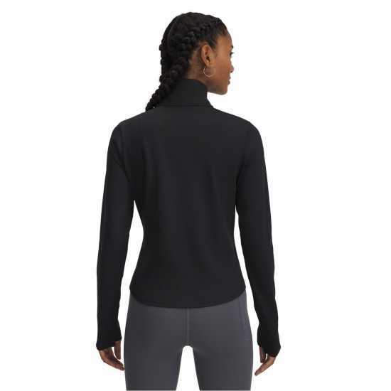 Under Armour Motion Half Zip Ld54 Черно Дамски дрехи за бягане
