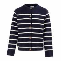 Плетена Жилетка Be You You Women Stripe Cardigan Морска синьо 