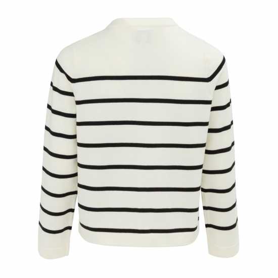 Плетена Жилетка Be You You Women Stripe Cardigan Крем 