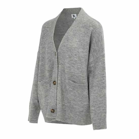 Плетена Жилетка Be You You Women Oversized Cardigan Сив марл 