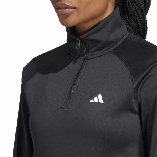 Adidas Quarter Zip Tracksuit Top Womens  Дамски дрехи за бягане