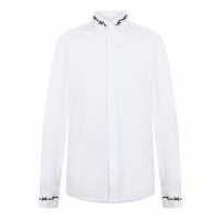 Criminal Damage Мъжка Риза Criminaldamage Barb Emb Shirt Mens  
