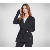 Skechers Плетена Жилетка Everyday Belted Hoodigan Cardigan Womens  Дамски пуловери и жилетки