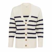 Дамски пуловери и жилетки Miso Плетена Жилетка V-Neck Cuff Stripe Cardigan Miso Плетена Жилетка V-Neck Cuff Stripe Cardigan Дамски пуловери и жилетки