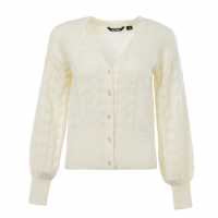 Golddigga Плетена Жилетка Cardigan Ld99 Marshmallow Дамски пуловери и жилетки