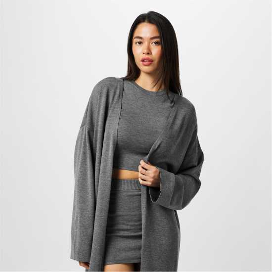 Дамски пуловери и жилетки Плетена Жилетка Jack Wills Maxi Length Cardigan Тъмно сиво марл Плетена Жилетка Jack Wills Maxi Length Cardigan Тъмно сиво марл Дамски пуловери и жилетки