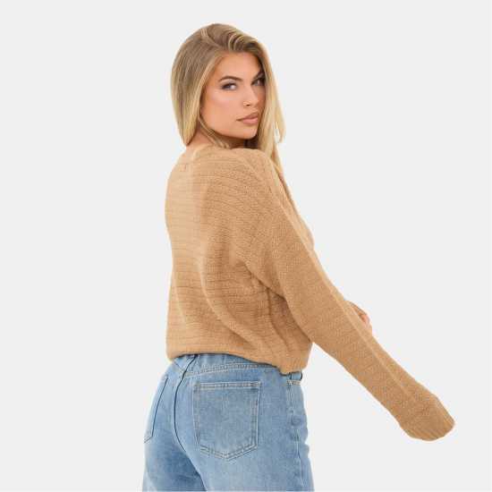 Плетена Жилетка Button Detail Cardigan Плетена Жилетка Button Detail Cardigan