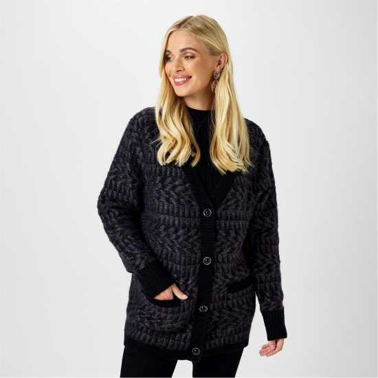 Biba Плетена Жилетка Geo Knitted Cardigan  Дамски пуловери и жилетки