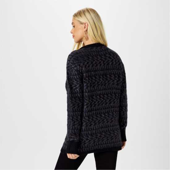 Biba Плетена Жилетка Geo Knitted Cardigan  Дамски пуловери и жилетки
