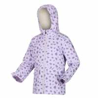 Непромокаемо Яке Regatta Bixby Waterproof Jacket Lilac Smudge Детски якета и палта