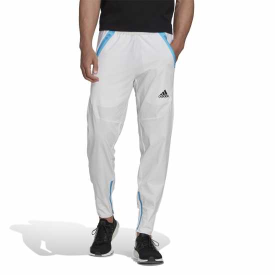 Adidas Мъжки Анцуг Designed For Gameday Tracksuit Bottoms Mens White Мъжко облекло за едри хора
