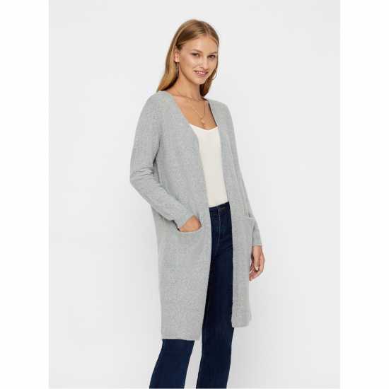 Дамски пуловери и жилетки Vero Moda Плетена Жилетка Doffy Knit Cardigan Сиво Vero Moda Плетена Жилетка Doffy Knit Cardigan Сиво Дамски пуловери и жилетки