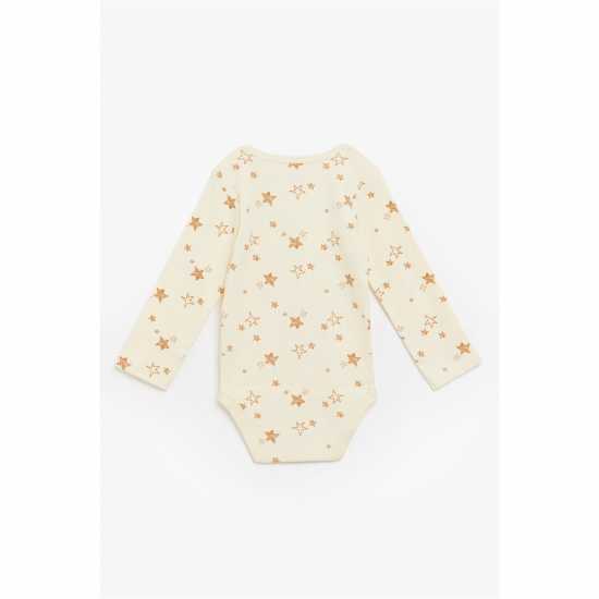 Baby Unisex 6 Piece Cream Star Set  Бебешки дрехи