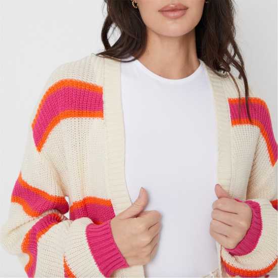 Дамски пуловери и жилетки Плетена Жилетка Be You Stripe Cardigan Плетена Жилетка Be You Stripe Cardigan Дамски пуловери и жилетки