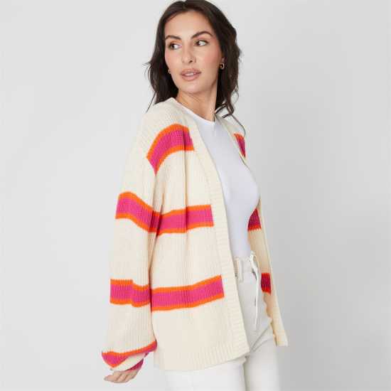 Дамски пуловери и жилетки Плетена Жилетка Be You Stripe Cardigan Плетена Жилетка Be You Stripe Cardigan Дамски пуловери и жилетки