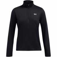 Under Armour Armour Tech Full Zip Tracksuit Top Womens Черно Дамски дрехи за бягане