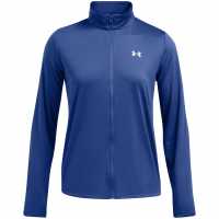 Under Armour Women's Tech Full-Zip Performance Tracksuit Top Синьо Дамски дрехи за фитнес