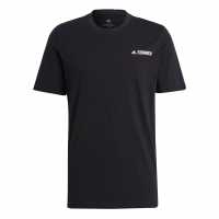 Adidas Terrex Mountain Graphic T-Shirt Womens Black Мъжки тениски и фланелки