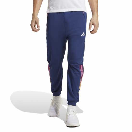 Adidas Мъжко Спортно Долнище Train Icons 3-Stripes Training Joggers Mens Dark Blue Мъжко облекло за едри хора