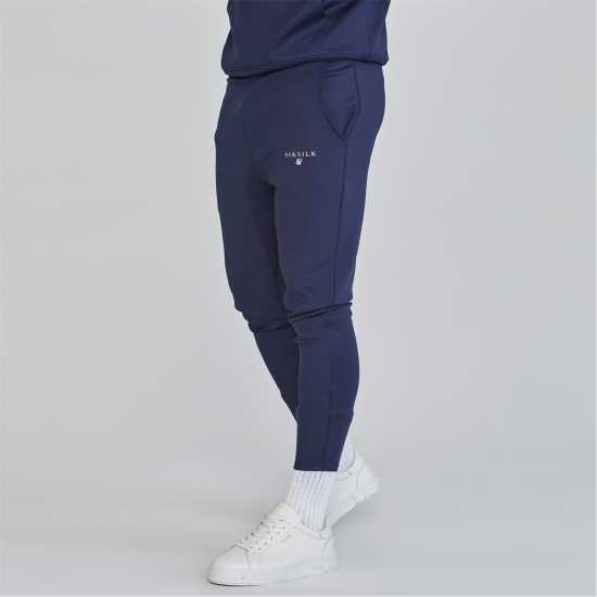 Siksilk Poly Joggers Adults Морска синьо Siksilk Poly Joggers Adults Морска синьо
