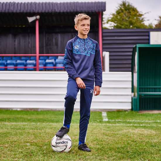 Детски долнища за бягане Sondico Strike Training Pants Junior Boys Морска синьо Sondico Strike Training Pants Junior Boys Морска синьо Детски долнища за бягане