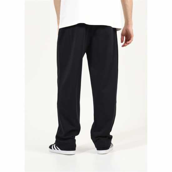Brave Soul Мъжко Спортно Долнище Wide Leg Joggers Mens Черно 