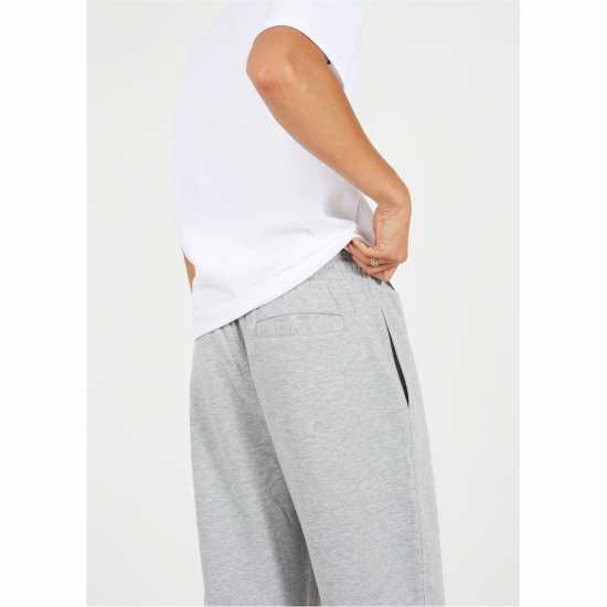 Brave Soul Мъжко Спортно Долнище Wide Leg Joggers Mens Сив марл Brave Soul Мъжко Спортно Долнище Wide Leg Joggers Mens Сив марл