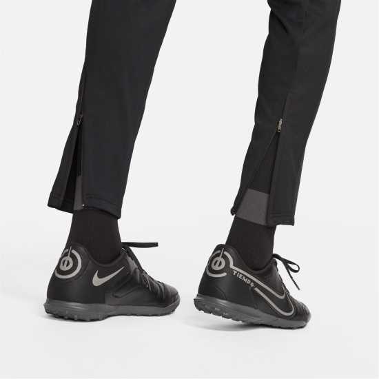 Nike Dri-FIT Academy Men's Zippered Soccer Pants Black/White Мъжко облекло за едри хора