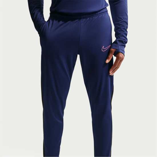 Nike Мъжки Анцуг Academy Zippered Tracksuit Bottoms Mens Blue/Pink 
