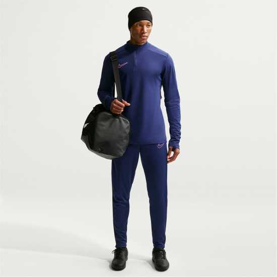 Nike Мъжки Анцуг Academy Zippered Tracksuit Bottoms Mens Blue/Pink 