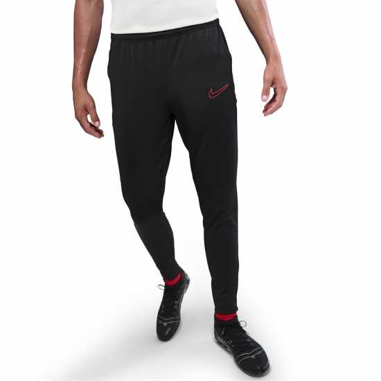 Nike Мъжки Анцуг Academy Zippered Tracksuit Bottoms Mens Blk/Blk/Uni Red Мъжки спортни екипи в две части
