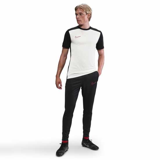 Nike Мъжки Анцуг Academy Zippered Tracksuit Bottoms Mens Blk/Blk/Uni Red Мъжки спортни екипи в две части