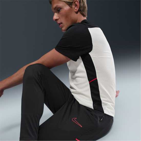 Nike Мъжки Анцуг Academy Zippered Tracksuit Bottoms Mens Blk/Blk/Uni Red Мъжки спортни екипи в две части