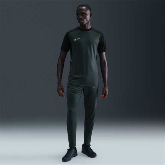 Nike Мъжки Анцуг Academy Zippered Tracksuit Bottoms Mens Черно/Лайм Nike Мъжки Анцуг Academy Zippered Tracksuit Bottoms Mens