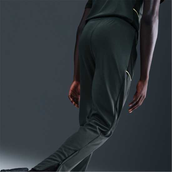 Nike Мъжки Анцуг Academy Zippered Tracksuit Bottoms Mens Черно/Лайм Nike Мъжки Анцуг Academy Zippered Tracksuit Bottoms Mens