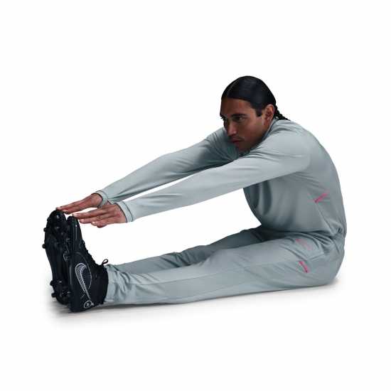 Nike Мъжки Анцуг Academy Zippered Tracksuit Bottoms Mens Сиво/Розово Мъжки спортни екипи в две части