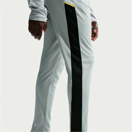 Nike Мъжки Анцуг Academy Zippered Tracksuit Bottoms Mens Grey/Gold 